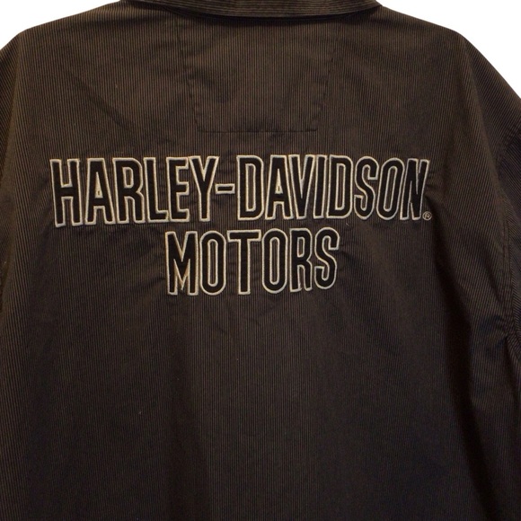 Harley-Davidson Genuine MotorClothes Men’s Shirt 2XL Black Short Sleeve Button - Picture 5 of 11